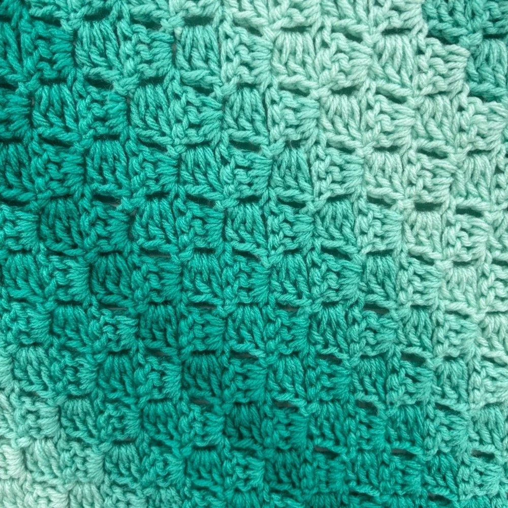 Handmade crochet blanket